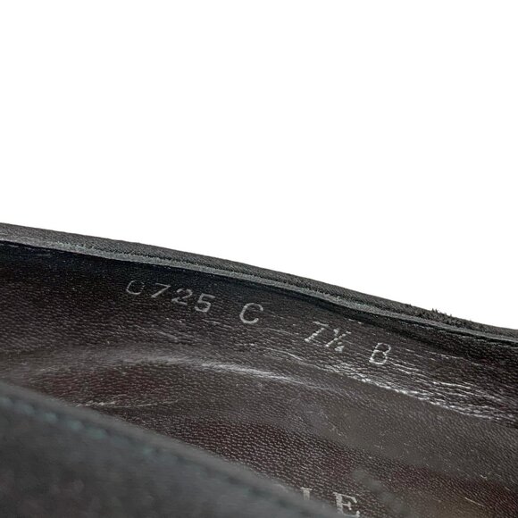 KENNETH COLE NY‎ Black Satin Asymmetrical Vamp Evening Pump - Picture 5 of 12